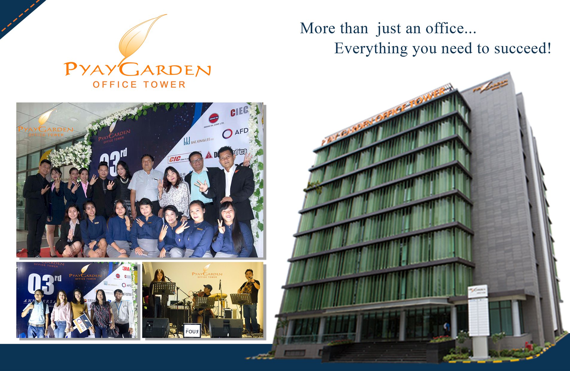 Third Year Anniversary of Pyay Garden Office Tower(21.9.2018)
